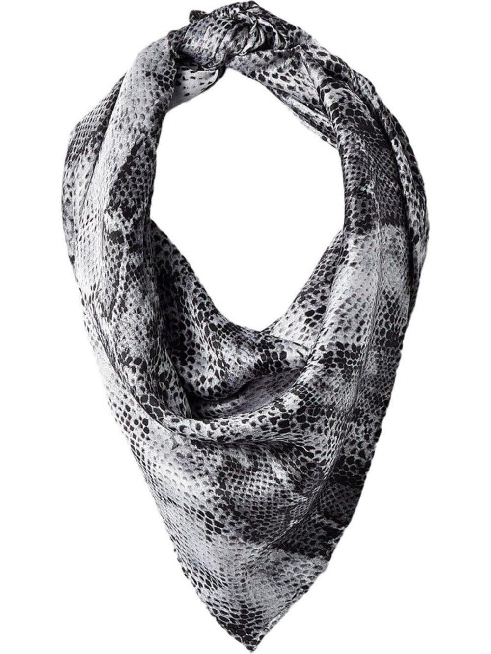 Large Silk Patterned Bandana Scarf - Western Wild Rags Style Accessory